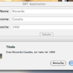 SWT on mac